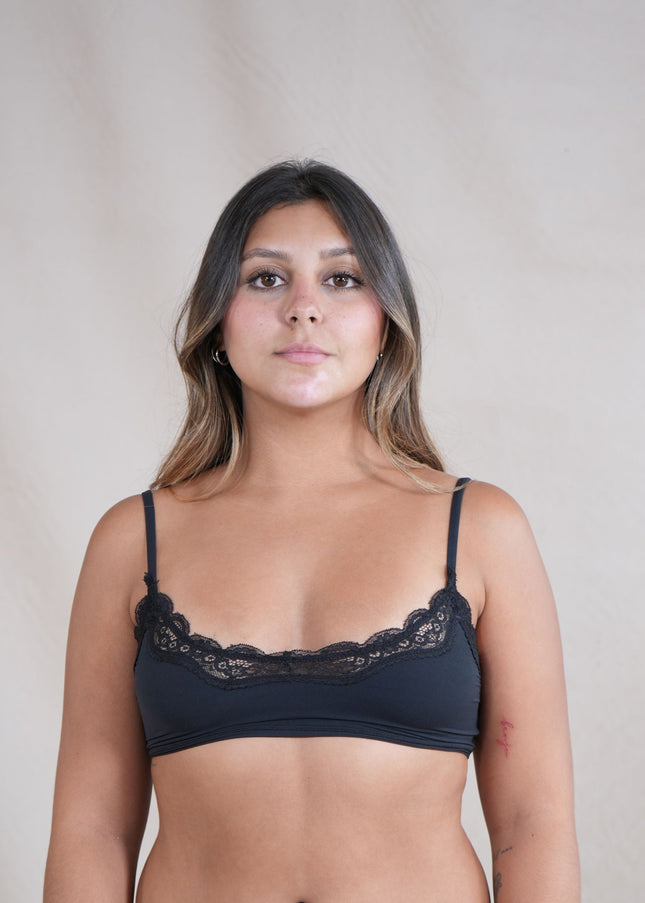 Bra: Lace scoop